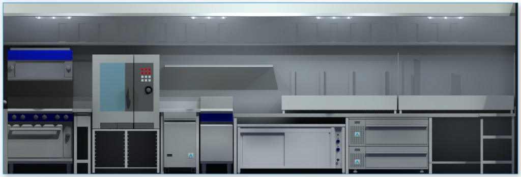 Restaurant Kitchen Supplying the Hospitality Industry