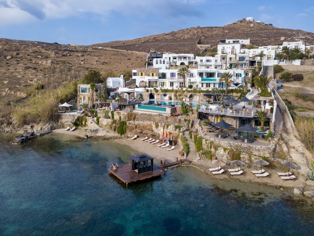 Kivotos Mykonos Bird's Eye View Mykynos Five-star Boutique Hotels