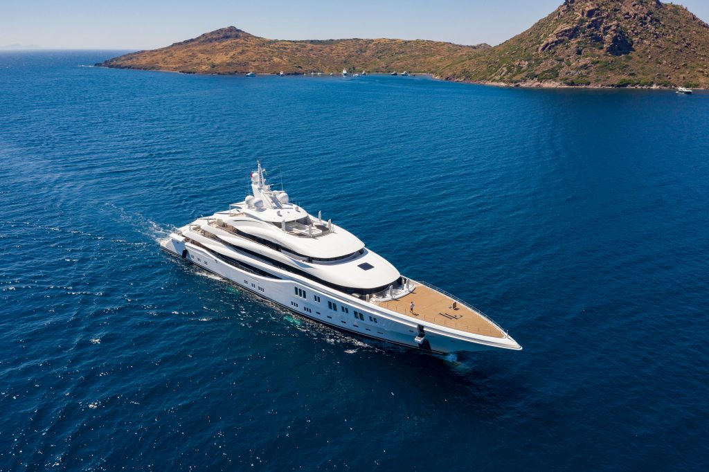 Aerial,photo,of,luxury,super,yacht,on,the,sea,and Luxury Staff Recruitment Service