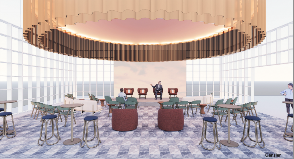 Gensler 2 Design Talks Area Workspace Design Show